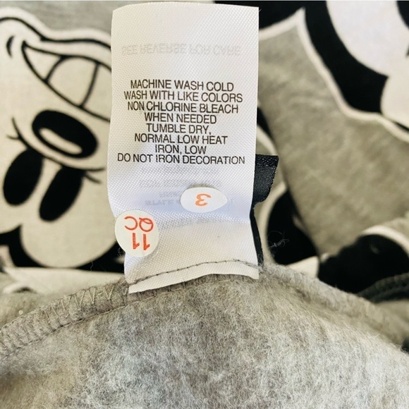 Disney Mickey Mouse Hooded Sweatshirt Size L - Picture 8 of 8